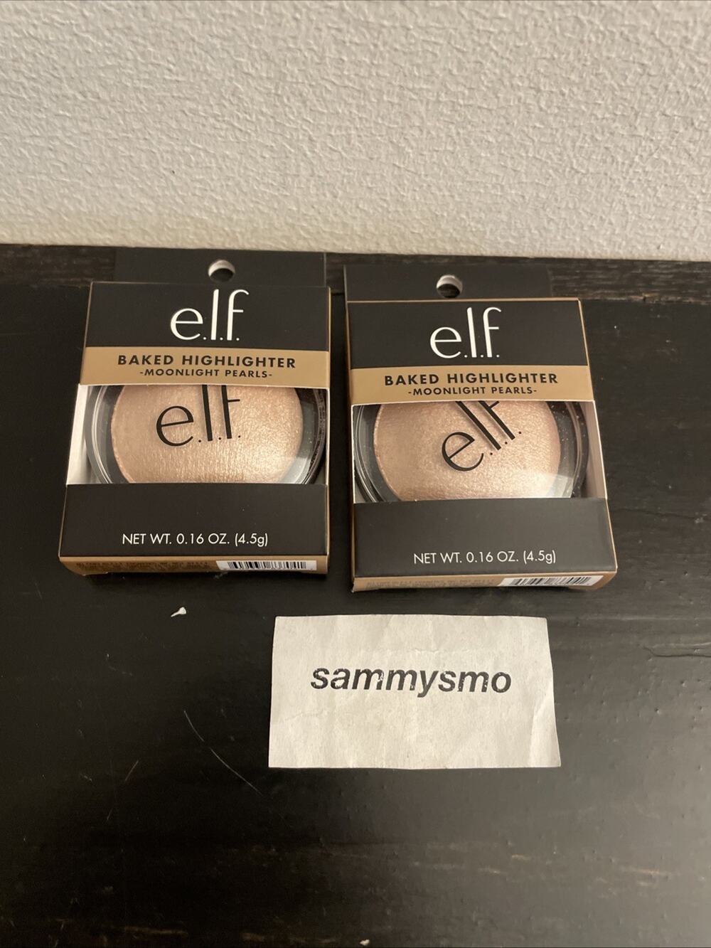 e.l.f. elf Baked Highlighter, 83704 Moonlight Pearls, 0.16 oz, x2 DISCONTINUED